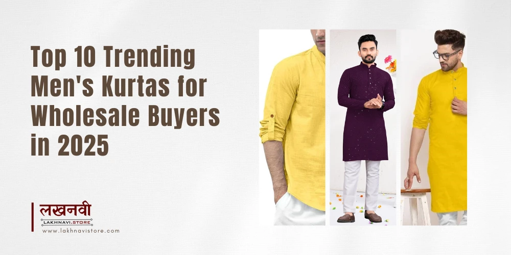 Top 10 Trending Men's Kurtas for Wholesale Buyers in 2025